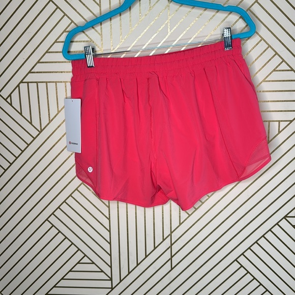 Lululemon Hotty Hot Low-Rise Lined Short 4" (Lip Gloss) - Picture 8 of 10